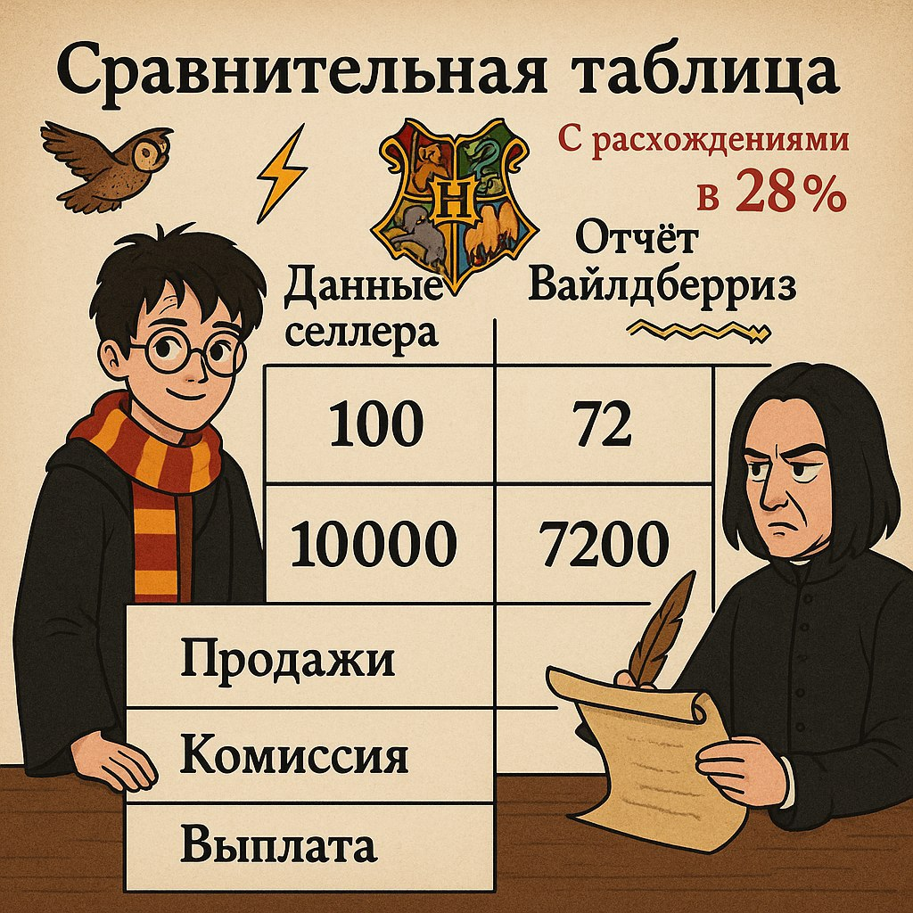 "Разрыв между вашими данными и отчётом WB — не ошибка, а система. Так создаются скрытые потери"