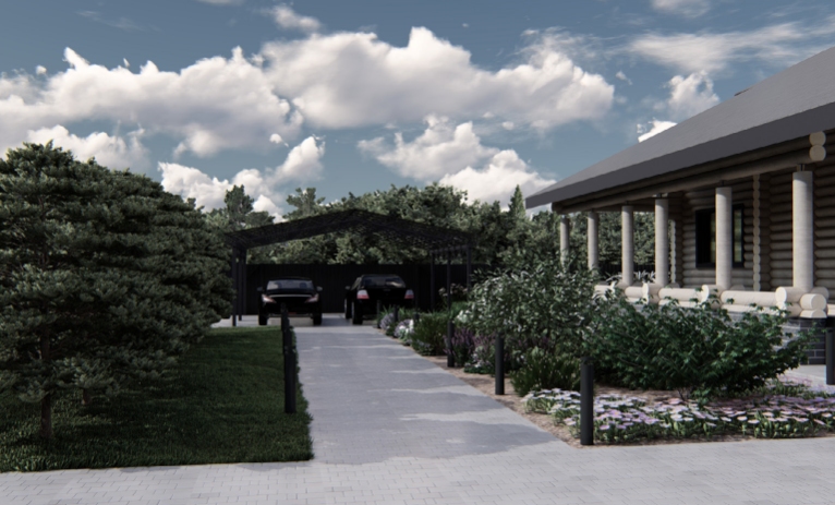 Визуализация частной территории от GardenGate