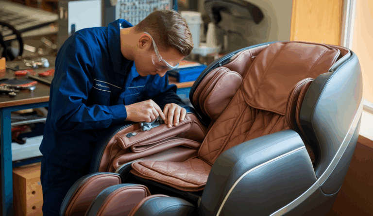    Кресло для массажа издает странные звуки — диагностика шумов Михаил Юрьевич