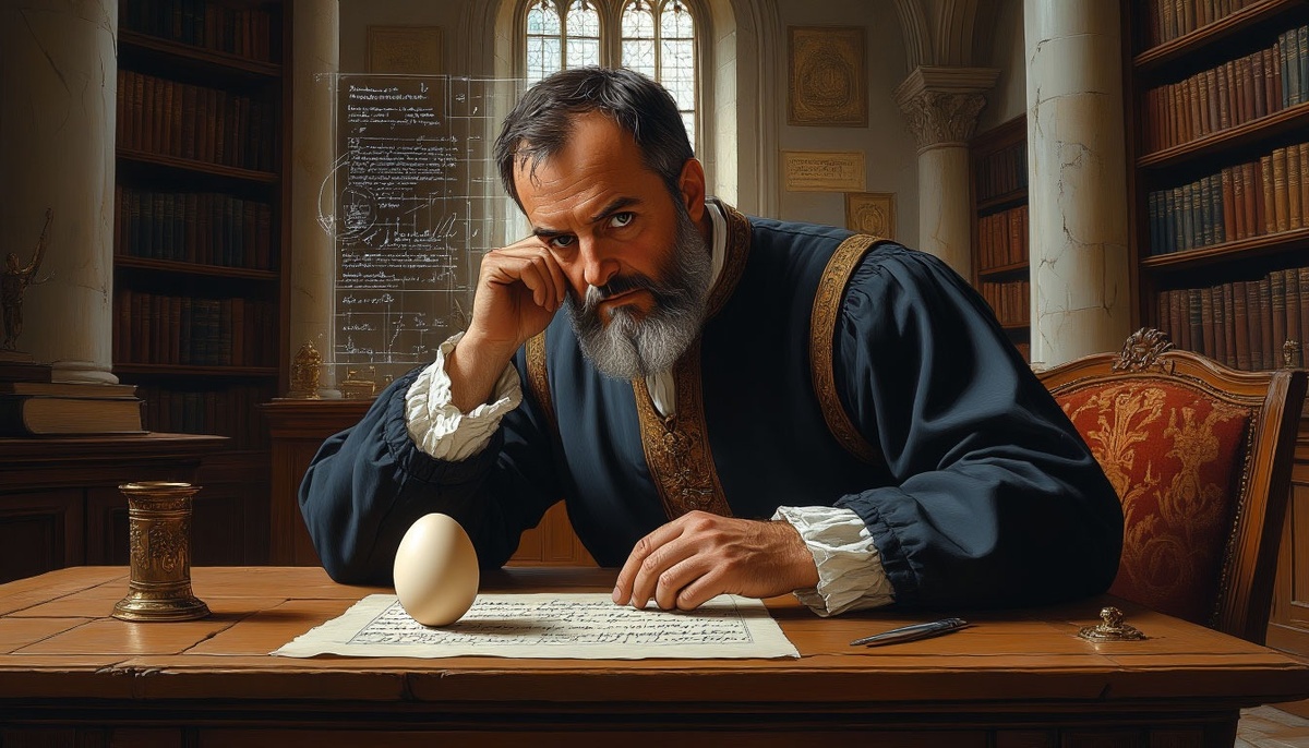 Всё дело в форме яйца! Проиллюстрировано нейросетью