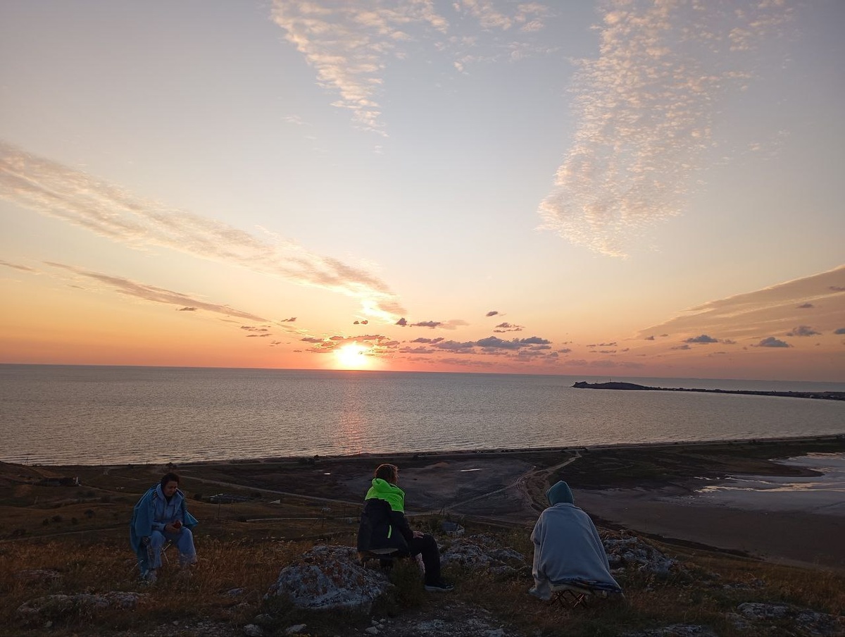 Утренний восход солнца на Чокраке