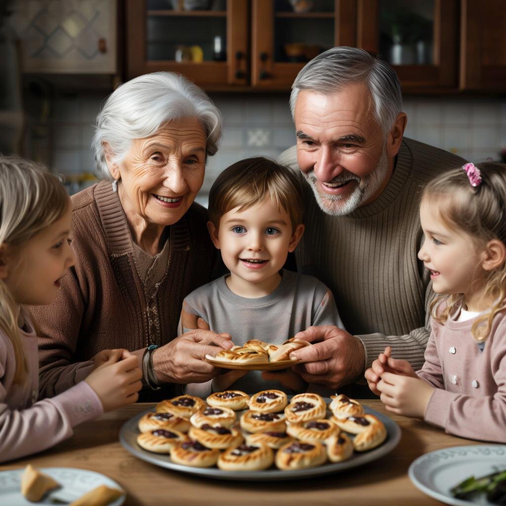 Лишь бы бабушка была здорова - а пирожки можно и самим испечь
