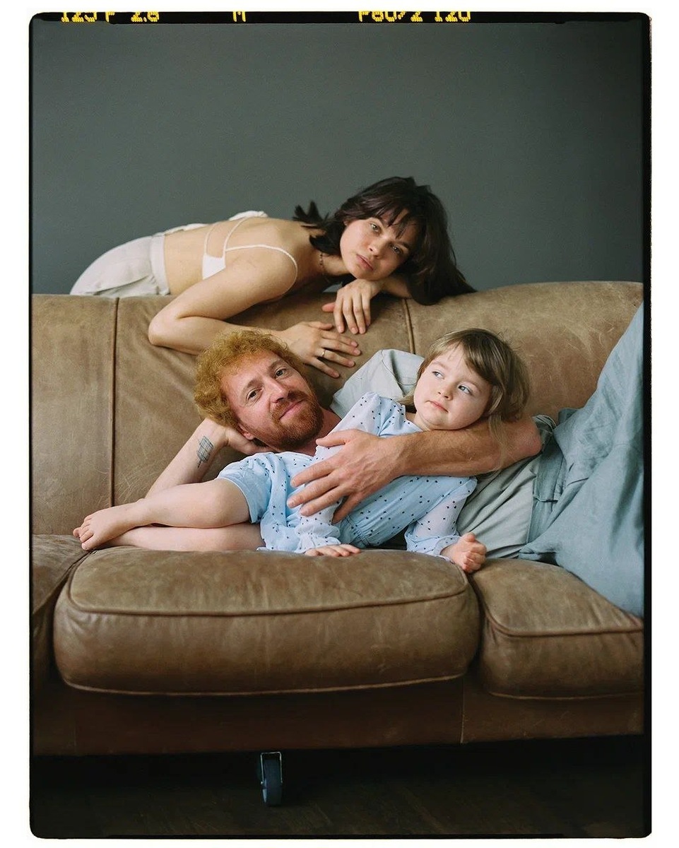    Артур Бесчастный с бывшей женой и дочерью