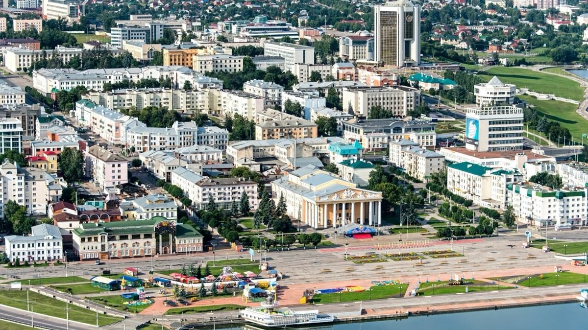    Чувашия с высоты птичьего полёта. Фото: Serguei Fomine / www.globallookpress.com