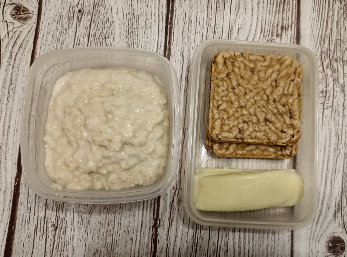 Фото вчерашнее, а рацион тот же) 