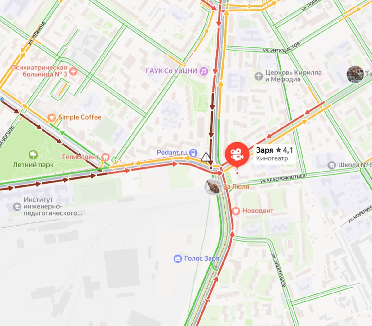 Фото: скрин с сервиса Яндекс.Карты  📷
