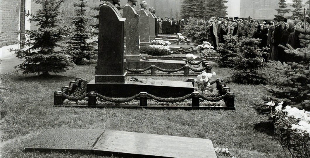 25 июня — бюст на могиле Сталина