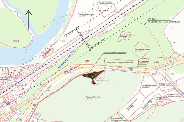    Участок, где планировалось построить крематорий. Фото с сайта администрации Иркутского района