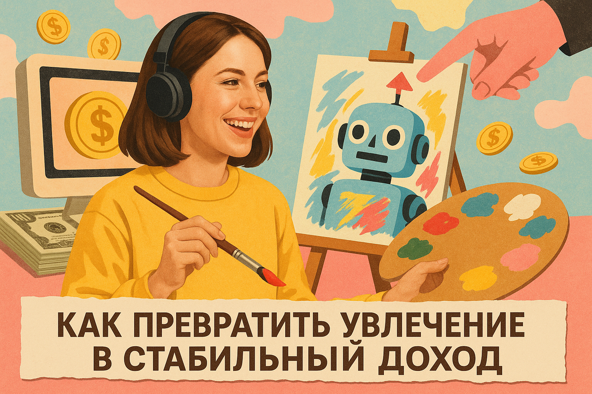 Как превратить увлечение в стабильный доход с помощью AI