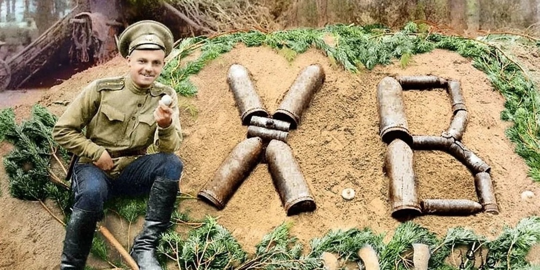 Солдаты Первой мировой - художники и мастера в окопах.