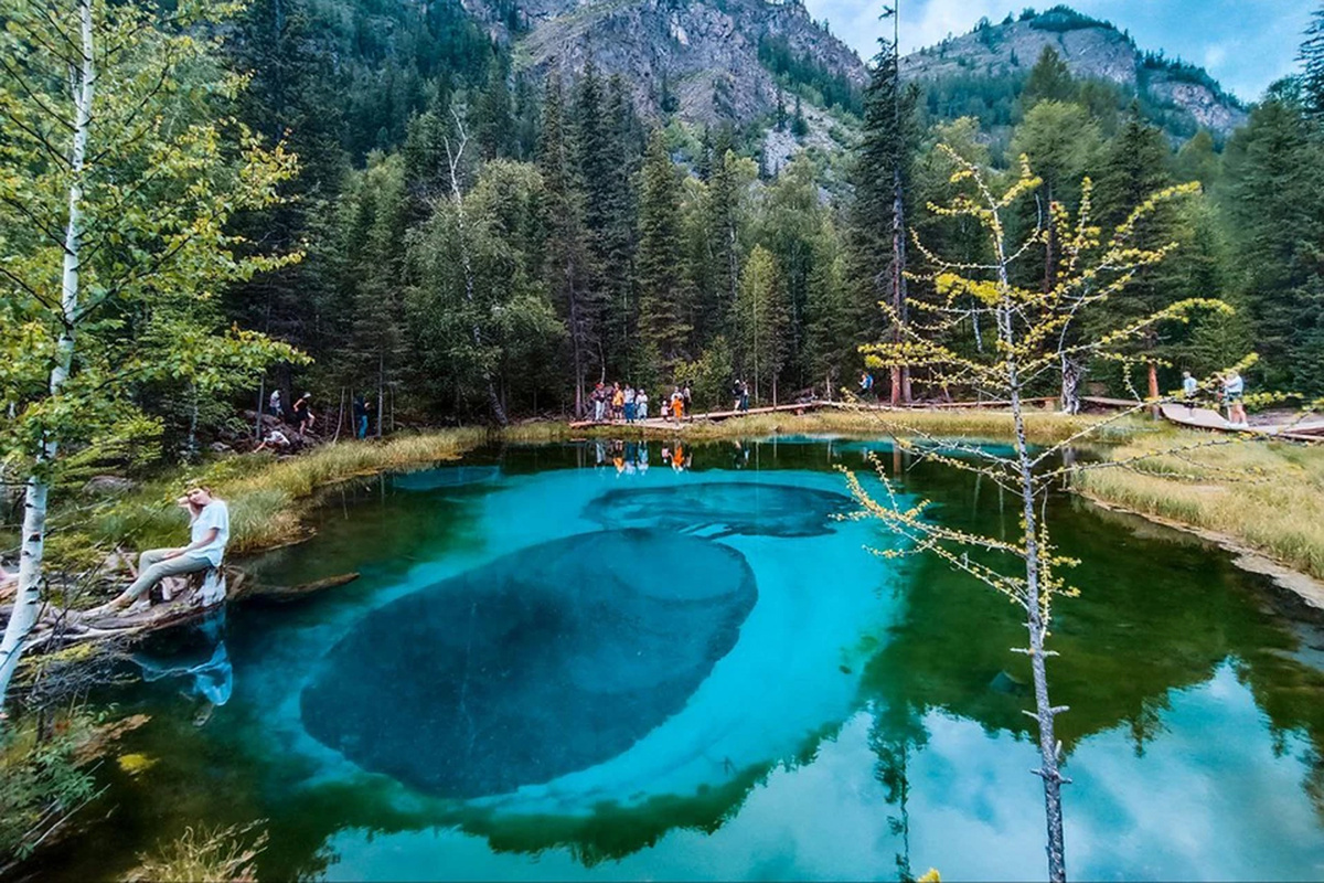 Гейзерное озеро - фото из сети. Ожидание.