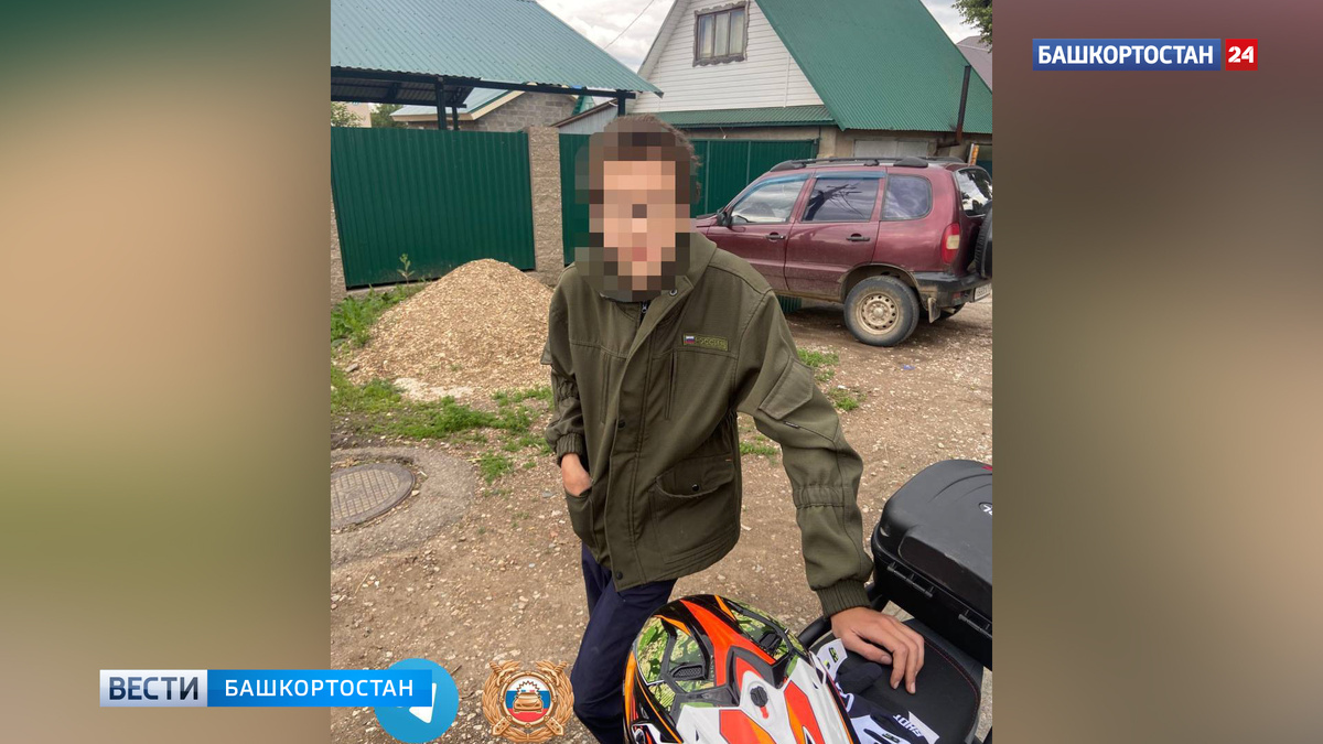    В Уфе задержали 16-летнего подростка на мопеде