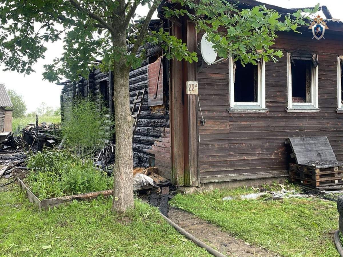    Следователи проверяют факт гибели двух мужчин при пожаре в Карелии. Фото: Следком Карелии