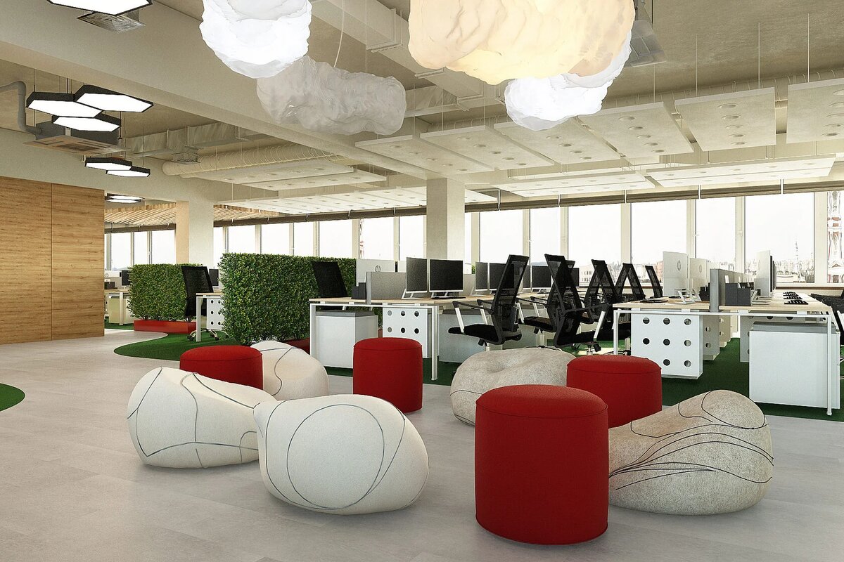 Офис инвестиционной компании по нашему проекту.  Подробнее: Коммерческие интерьеры от Design-Design