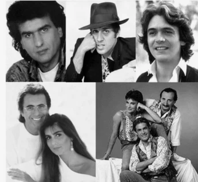 Звезды фестиваля Сан-Ремо. Коллаж из открытого доступа