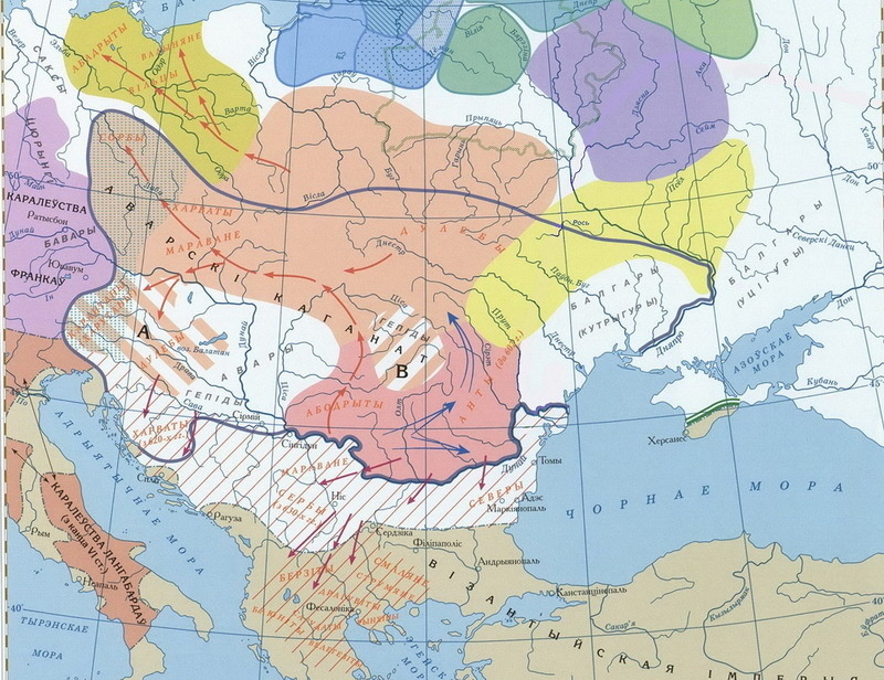 Аварский каганат и Восточная Европа в VI–VII веках. kdet.ucoz.ru
