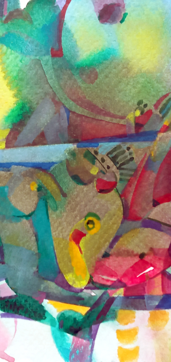 Сергей Галета. Фрагмент этюда Кора-быль "Воздух", формальная композиция.