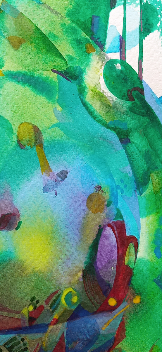 Сергей Галета. Фрагмент этюда Кора-быль "Воздух", формальная композиция.