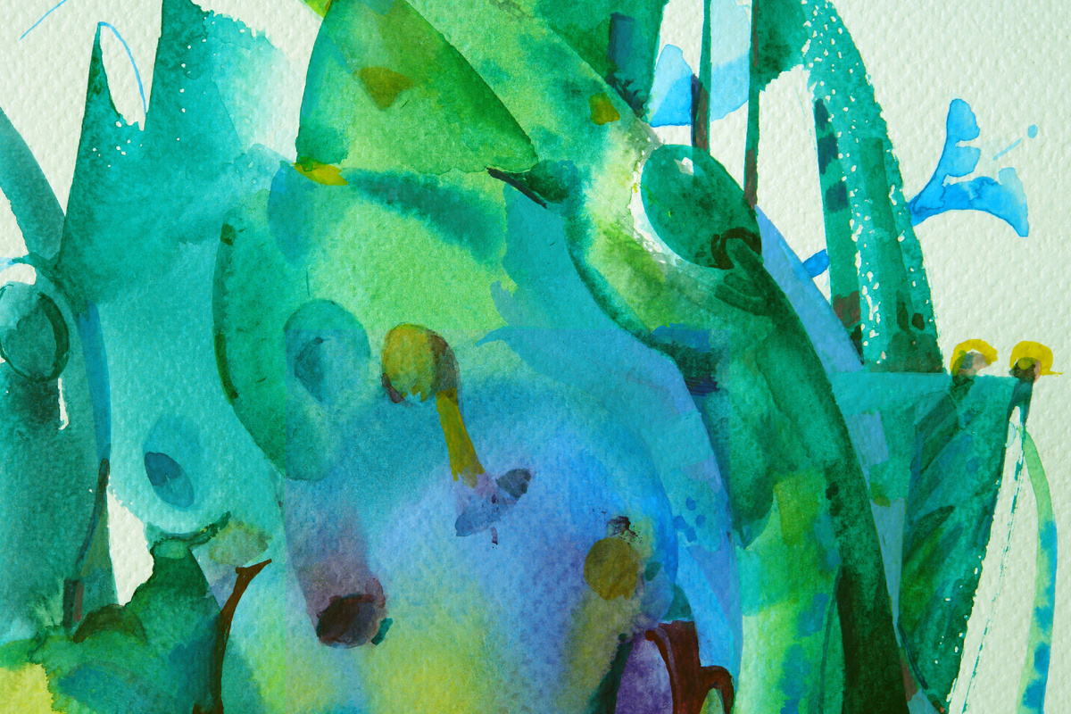 Сергей Галета. Фрагмент этюда Кора-быль "Воздух", формальная композиция.