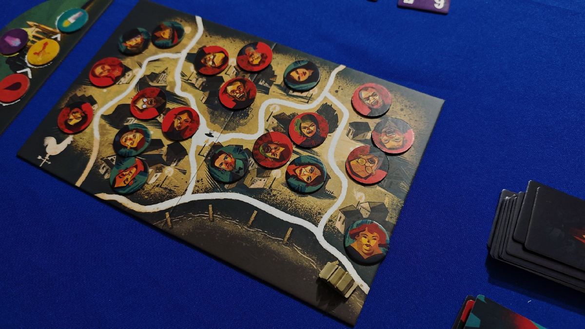 Настольная игра "Дракула против Ван Хельсинга" - карта города Уитби