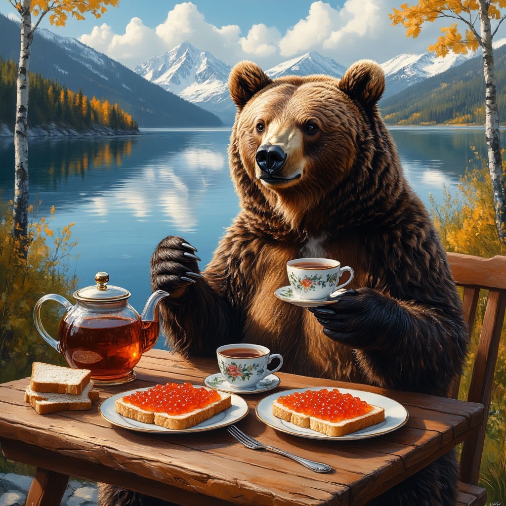 Шикарная фантазия ИИ