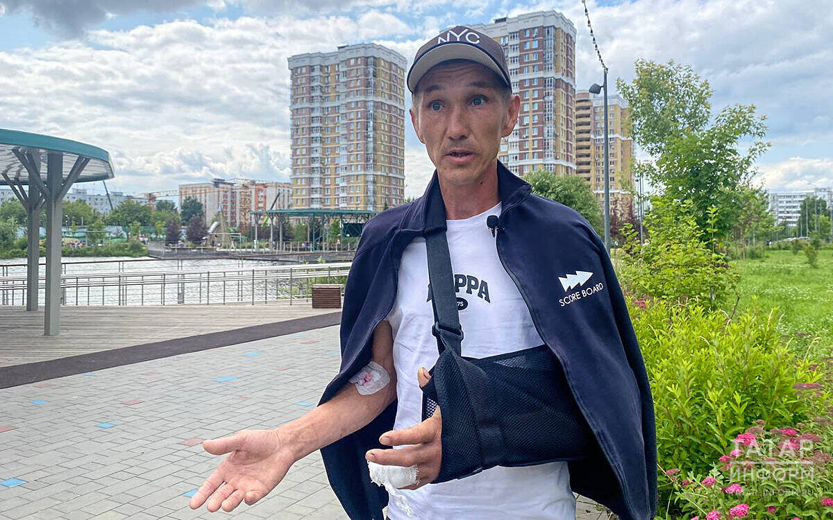 45-летнего казанца Валерия Яковлева укусила гадюкаФото: © «Татар-информ»