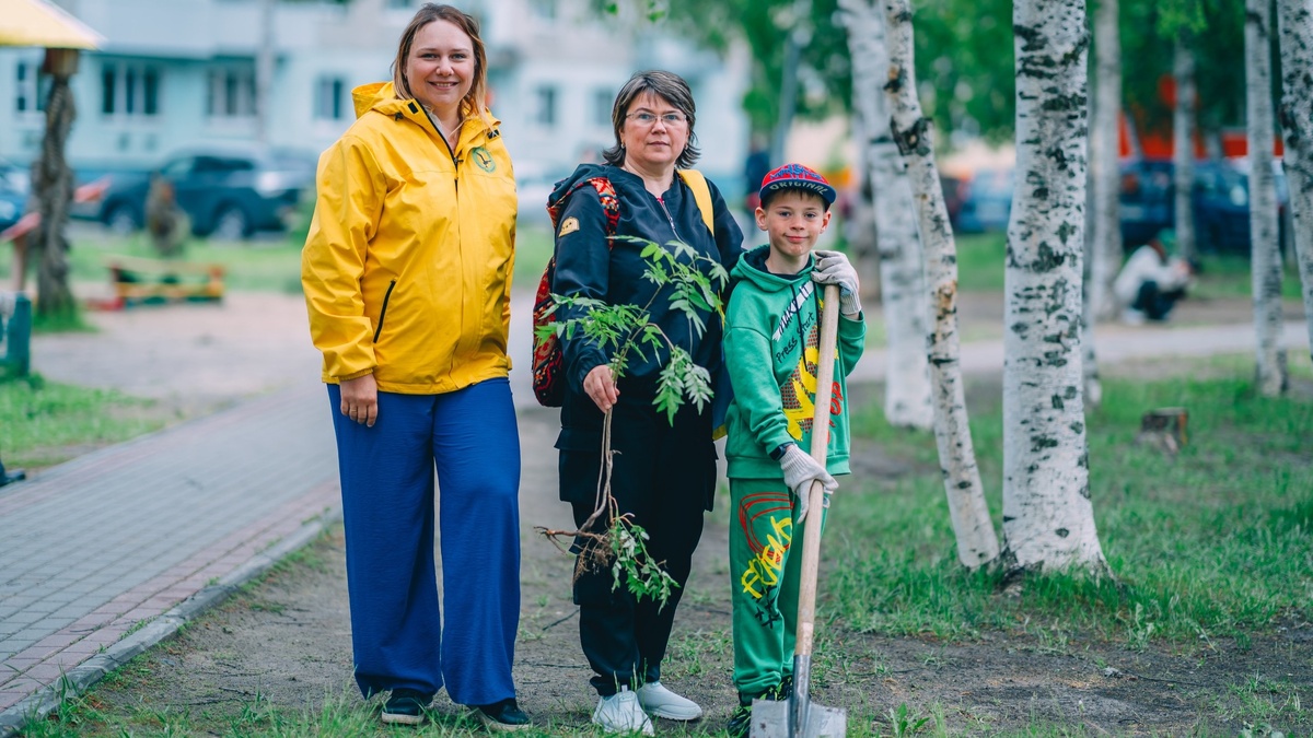    Ветераны СВО помогли озеленить Нижневартовск