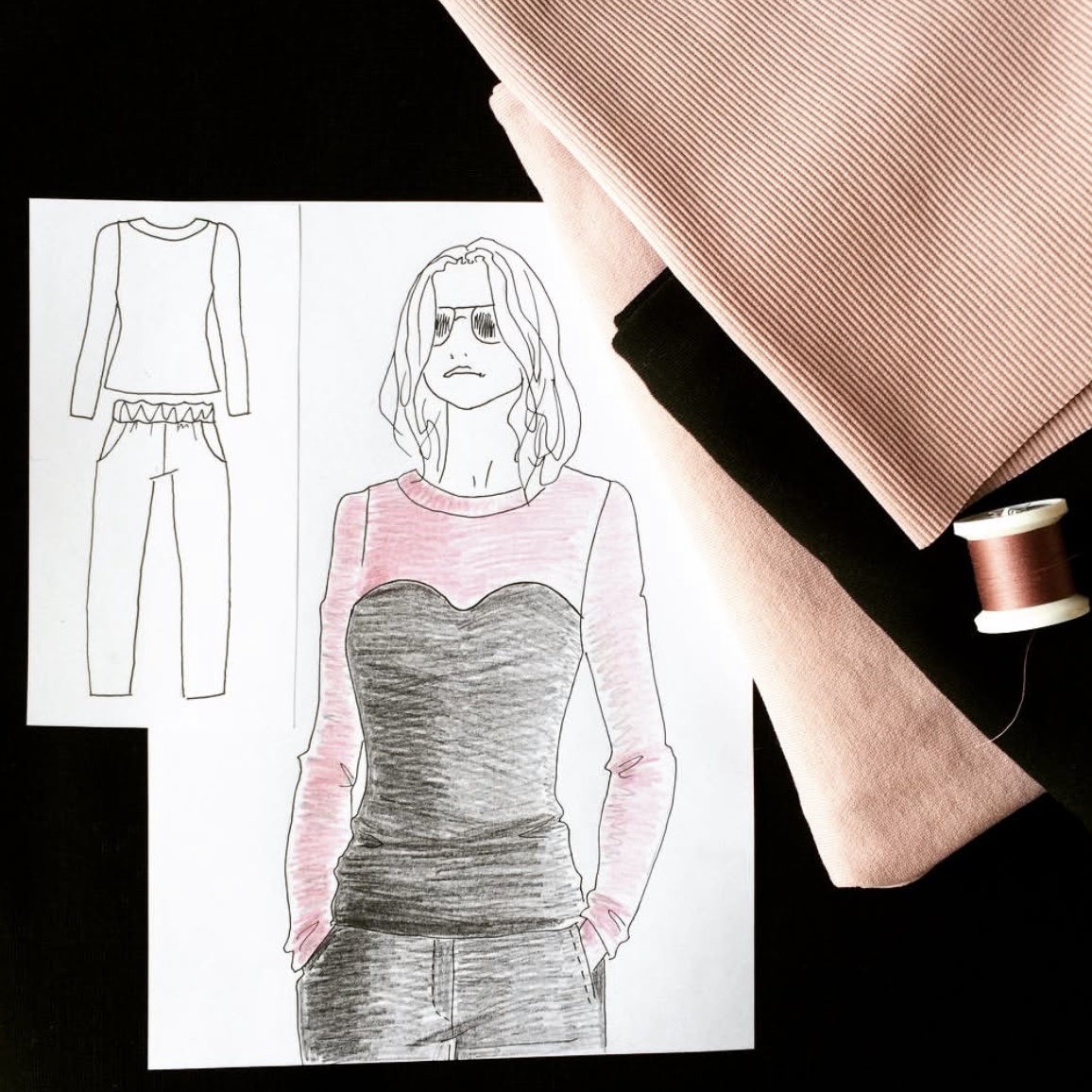 Эскиз к новой модели 