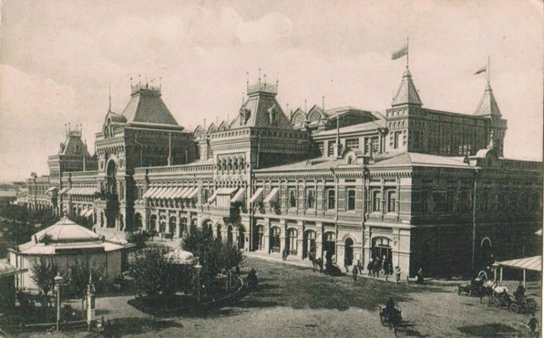 Максим Дмитриев. Нижегородская Ярмарка. Главный дом. 1890