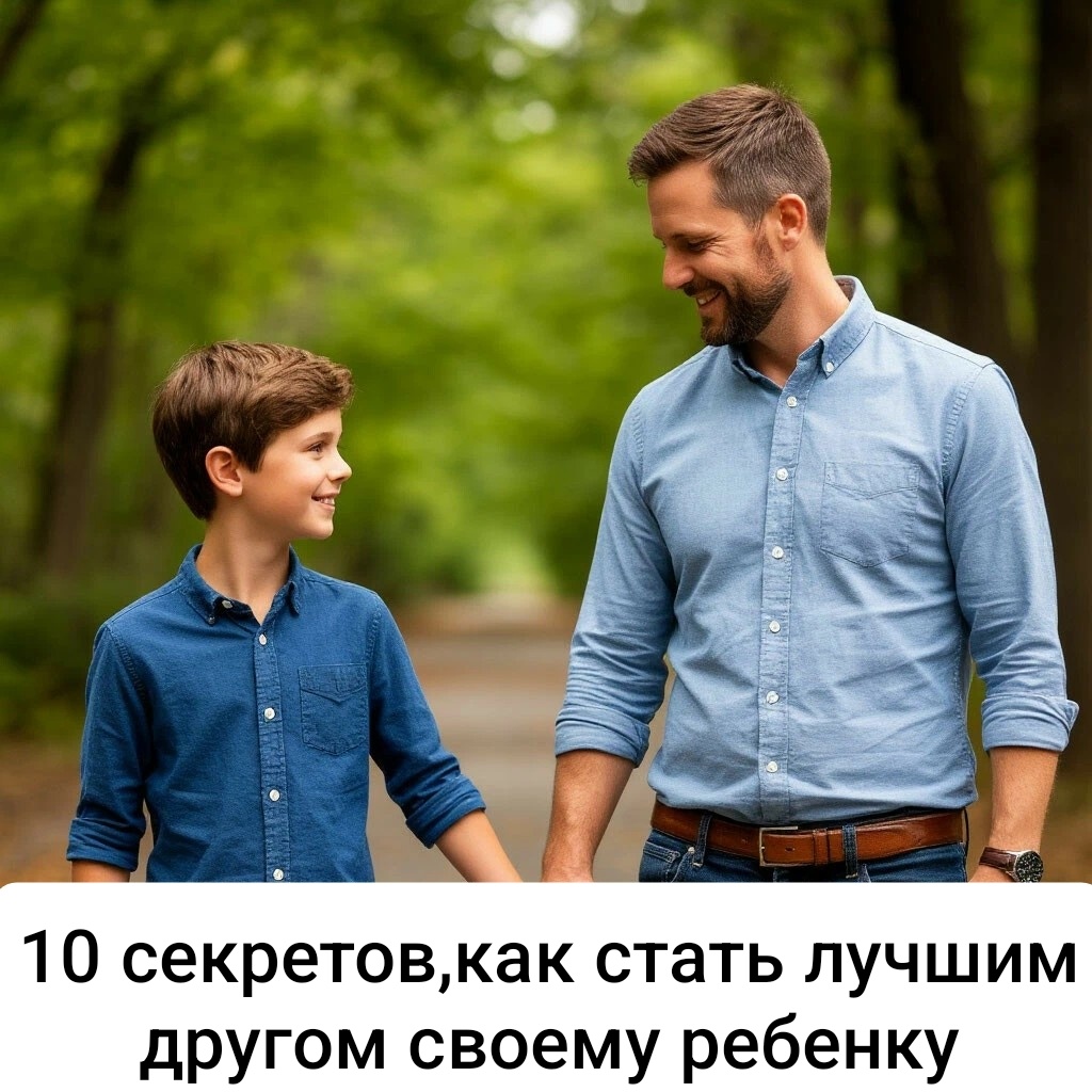 Как стать лучшим другом своему ребенку 