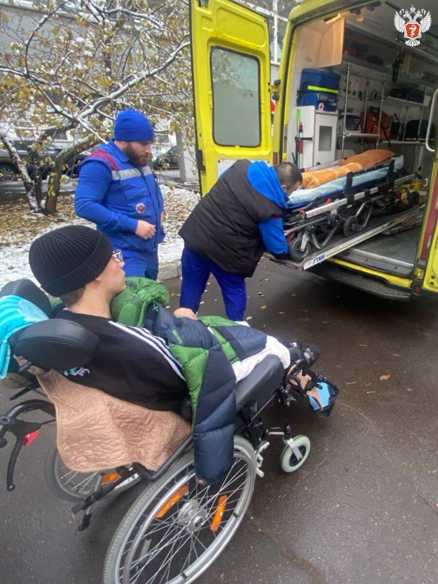 Транспортировка в Российскую детскую клиническую больницу Минздрава России. Источник фото: Минздрав РФ