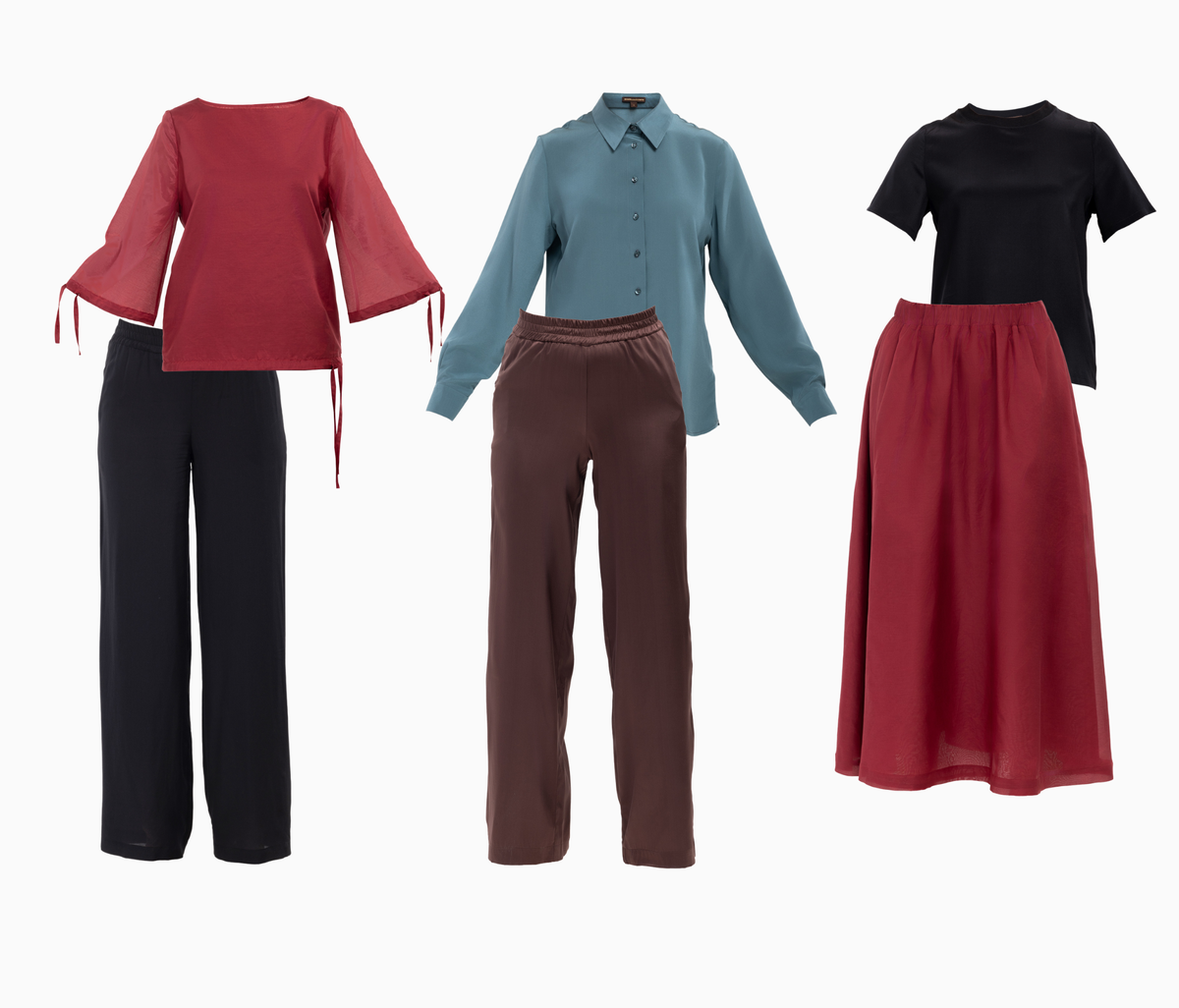 Идеи как миксовать части комплектов от KHAN.CASHMERE