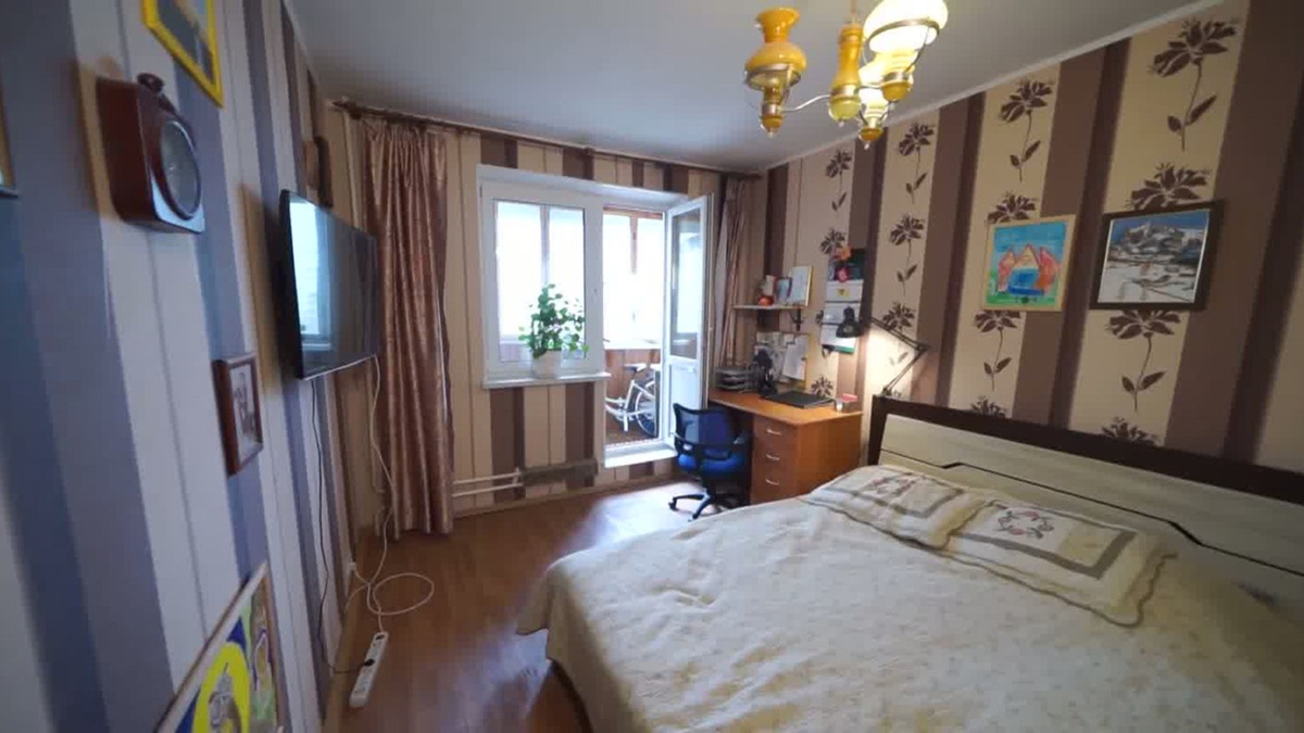 Спальня Дмитрия и Екатерины Каймаковых до ремонта