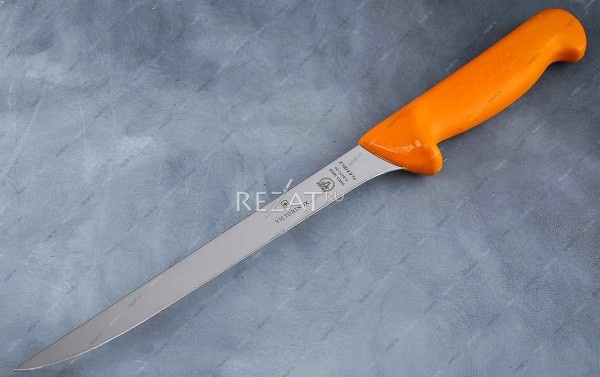 Пример филейного ножа с сайта https://rezat.ru/knifes/filejnye/kuhonnyj_filejnyj_nozh_gibkij_victorinox_swibo_20_sm_stal_x50crmov15_shvejtsarija_5845020