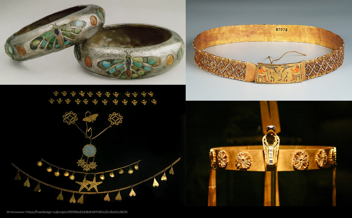 Украшения древних египтян