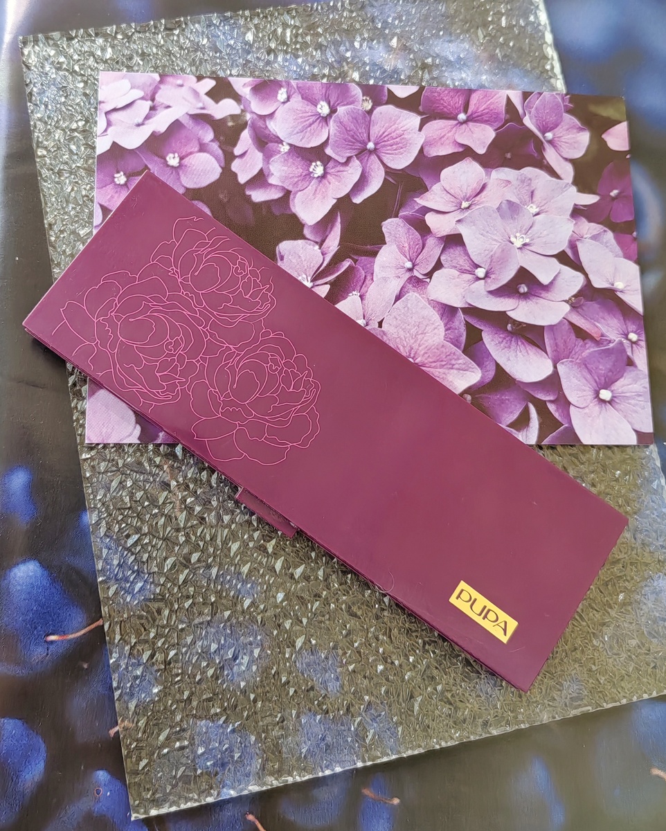 Палетка теней от бренда "Pupa" - "Palette Ombretti", внешний вид. 