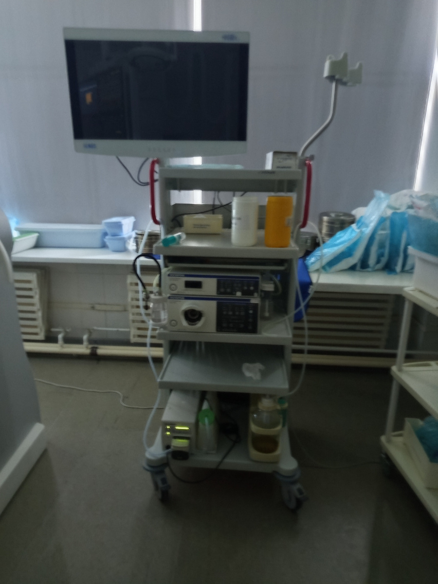 Аппарат эндоскопистов , и сам "телевизор" 😂