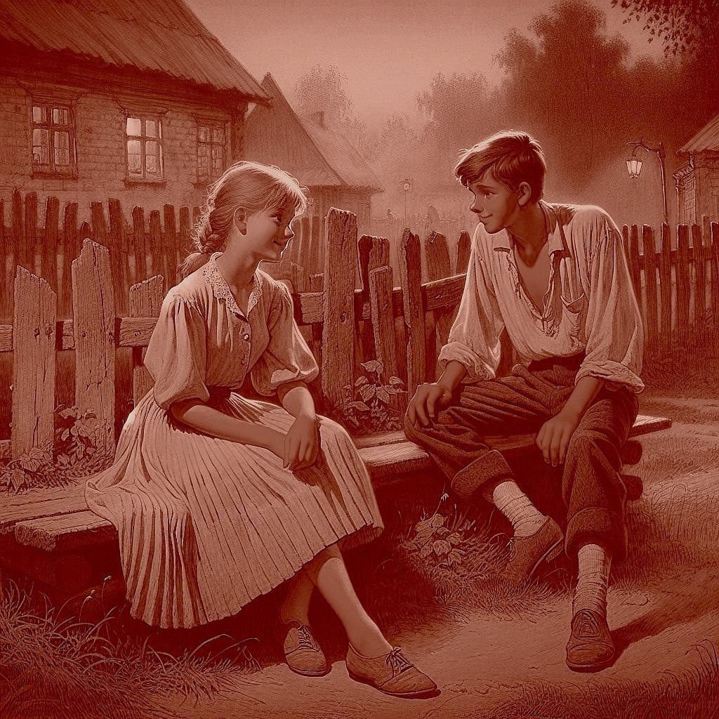 вечерком на скамеечке