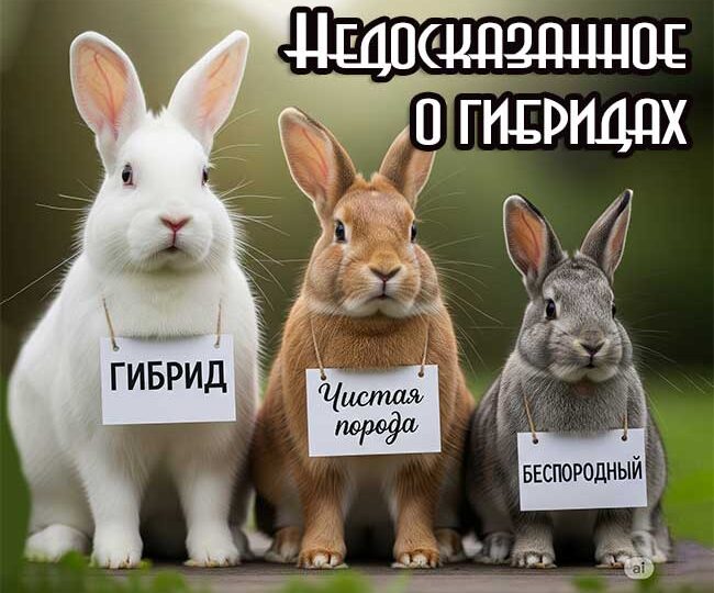Без чистых пород не бывает кроссов.