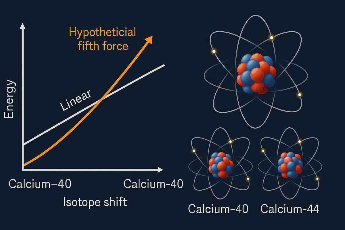 Пятая сила и изотопный сдвиг | Диаграмма Кинга и границы новой физики