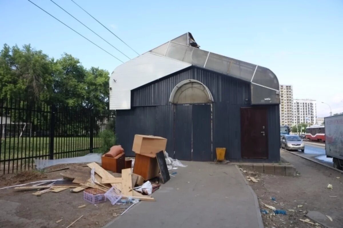    415 временных сооружений убрано с улиц Новосибирска с начала года