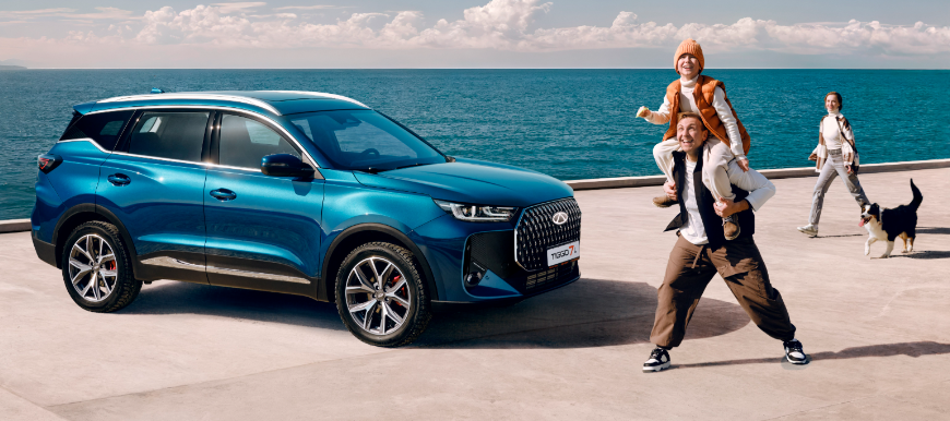 Chery Tiggo 7L обрел полный привод в России. Цена (РРЦ) - от 2 880 000 рублей.