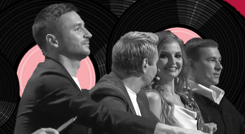 Часть жюри на наодном кастинге. 