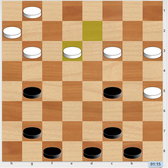 1…f4! 2. g5 (2. e5 b6x) b4x