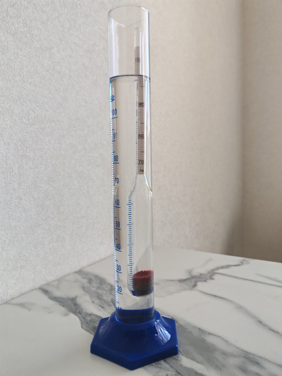 Эталонные 96,6% крепости.