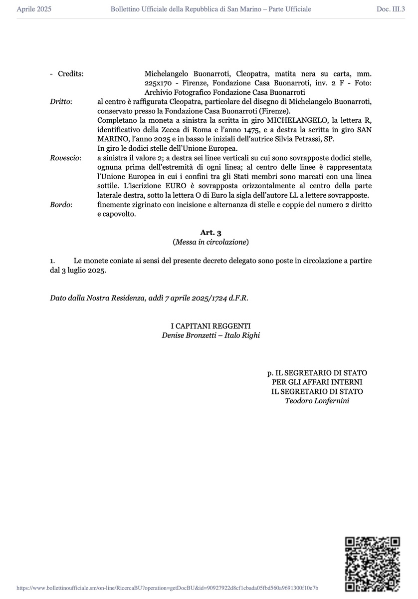 скриншот документа с сайта https://www.congressodistato.sm/pub2/CongressoSM/dettaglio_ricerca.html?key=550%C2%B0%20anniversario%20della%20nascita%20di%20Michelangelo