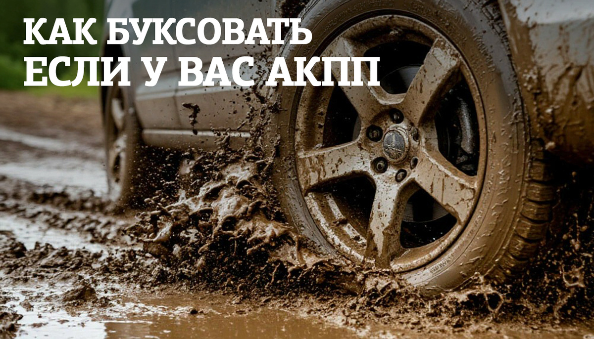 Как правильно буксовать на АКПП?