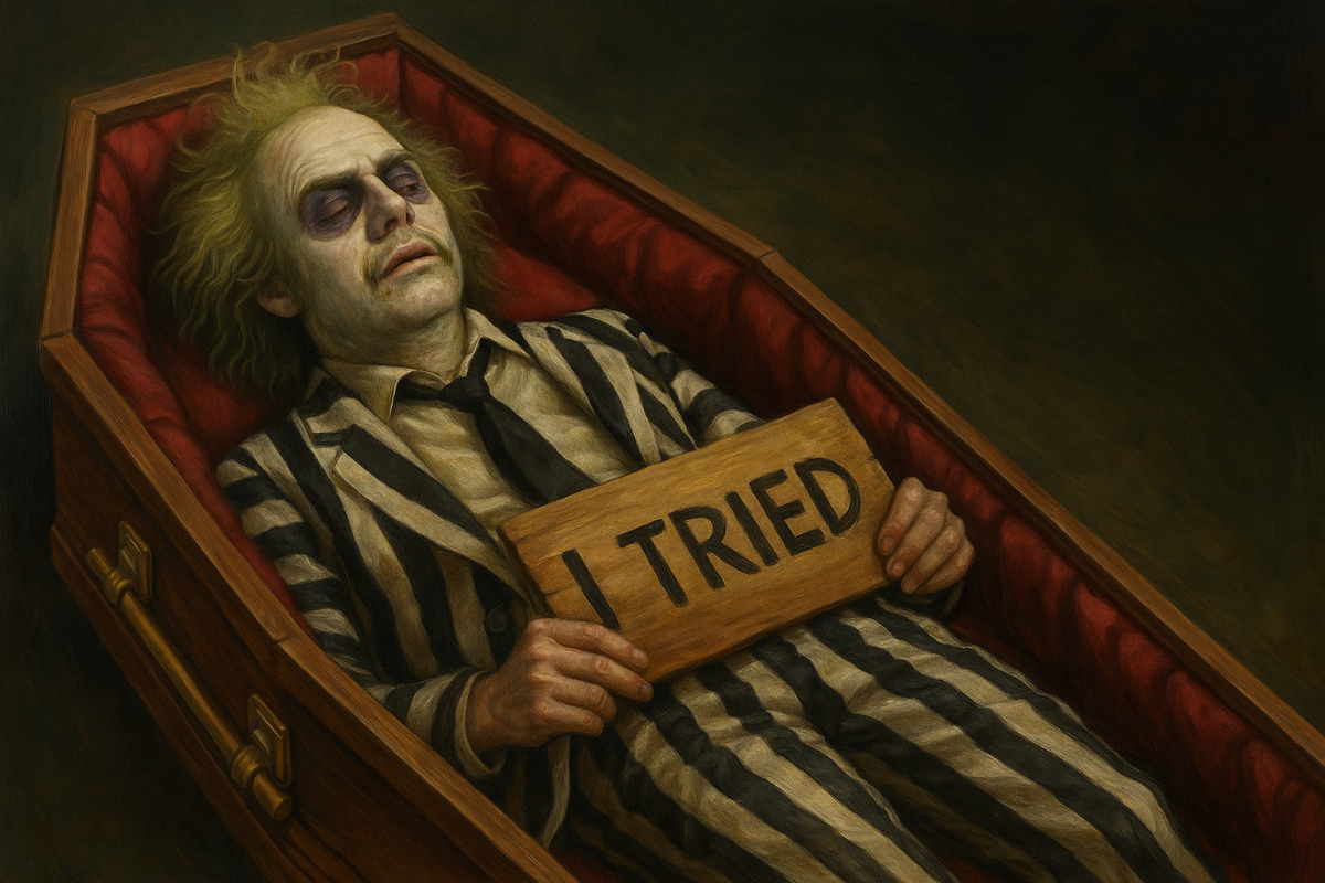 Он пришёл, как обещал. Помог, как мог. А вы снова решили: «Спасибо, ты свободен». И нет, я не про уборщика. Я про Битлджуса.