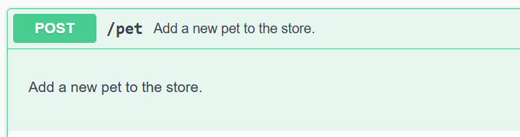 POST метод /pet