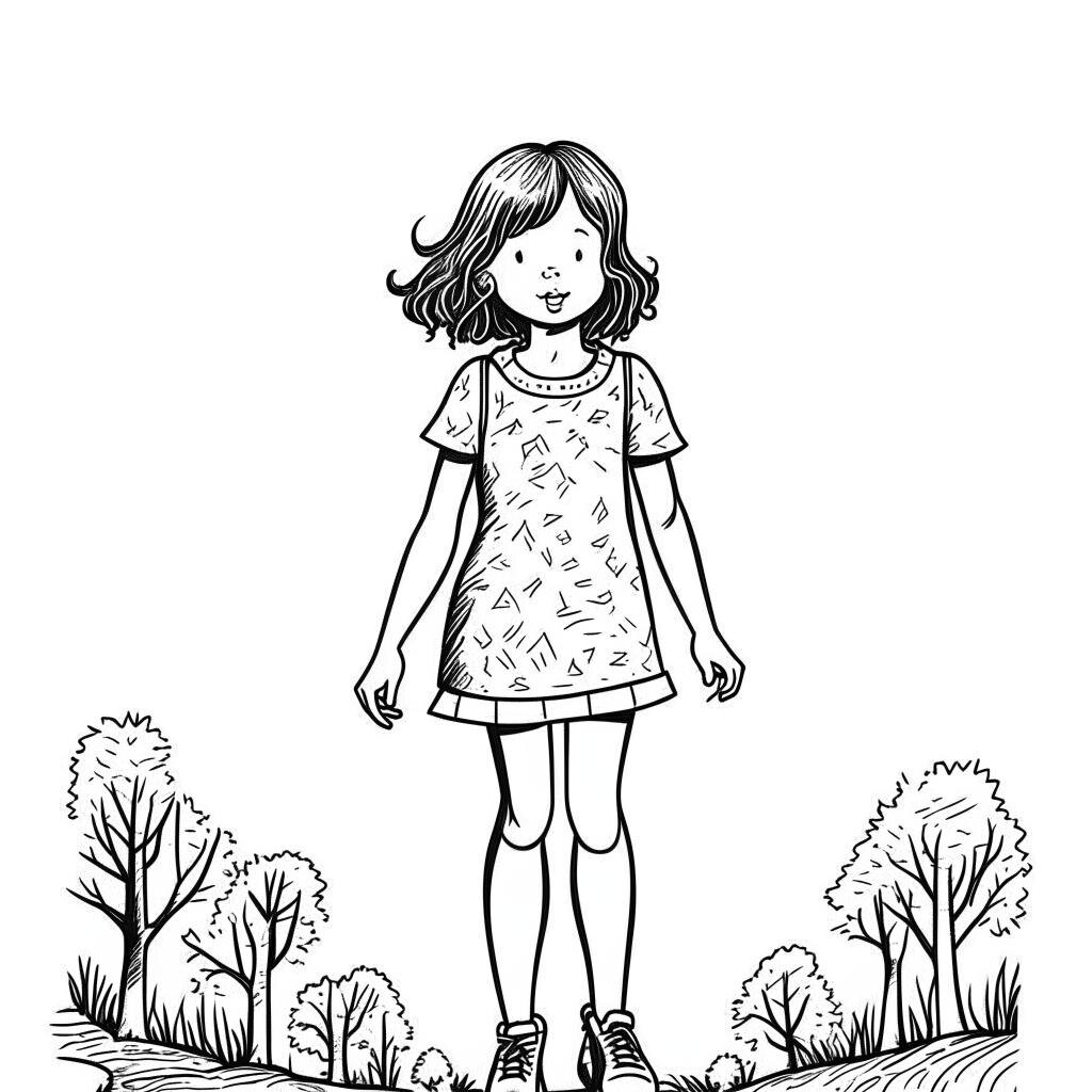 Странная девочка от Kandinsky by Sber AI